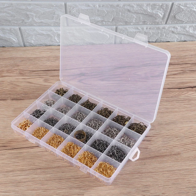 1 juego de pinzas de joyería joyas hallazgos kit de inicio