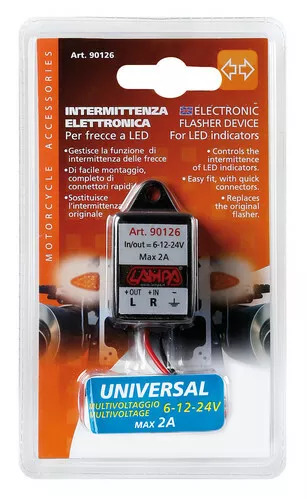 Rele' Intermittenza Frecce A Led Moto Motori Resistenza Universale Scooter Lampa 3