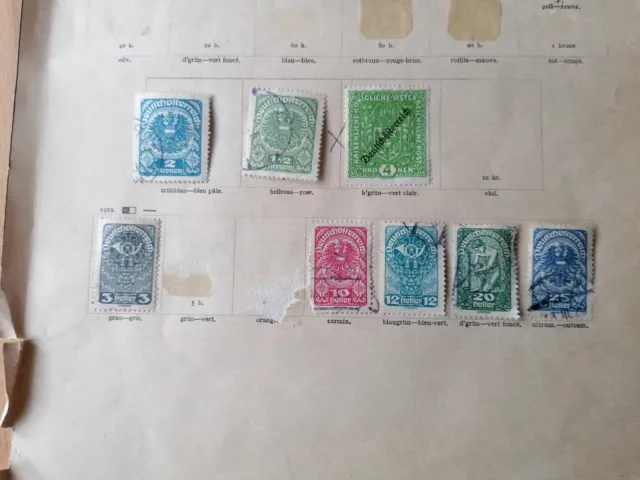 Briefmarken Österreich Kaiserreich Lot Sammlung