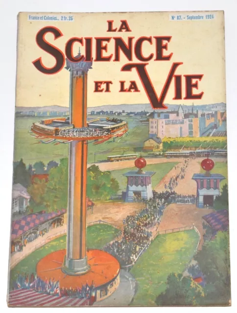 Revue La science et la vie n°87 septembre 1924