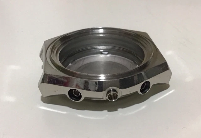 Boîtier (cassa) Avec Fond, Anneau Et Verre Pour Montre Seiko 7009-3101 - Occasion - Acier Inox Argenté