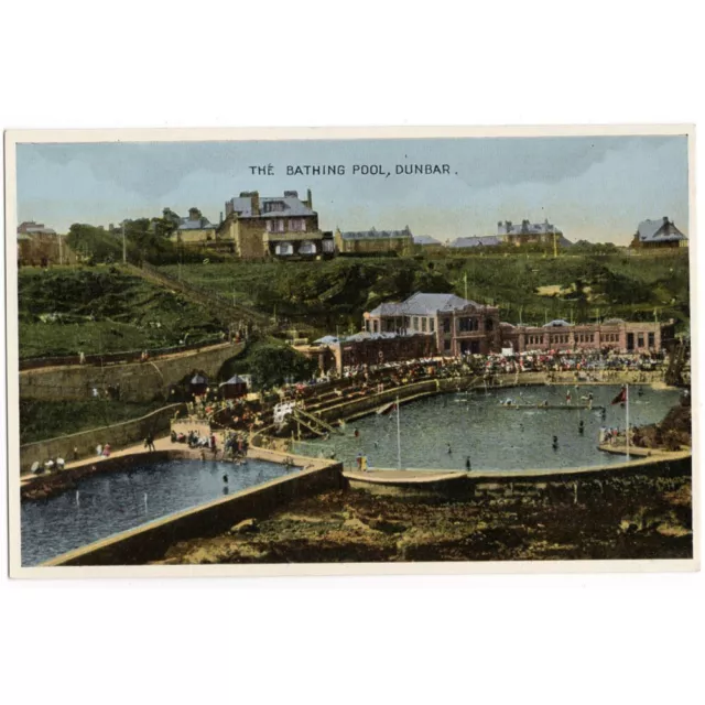 DUNBAR The Bathing Pool, East Lothian Postcard Unused