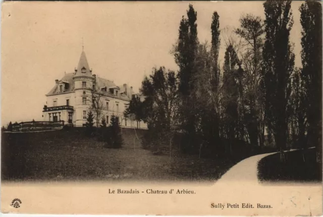 CPA Le Bazadais - CHateau d'Arbieu (140010)