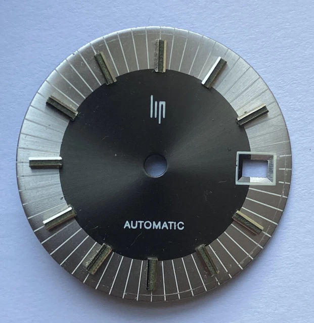 Cadran De Montre LIP Automatic – Bicolore Rouge – 28 Mm – Neuf Sans étiquette – Pièce Horlogère