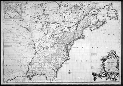 1778 Antonio Zatta & John Mitchell Antique Map of East Quebec & Western Ontario 3