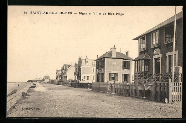 Saint Aubin sur Mer Boulevard de la lage à Saint Aubin sur Mer   Cartorum