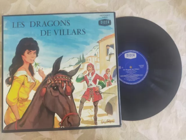 Coffret 2LP Vinyles 33T Louis-Aimé Maillart "Les dragons de Villars" BE