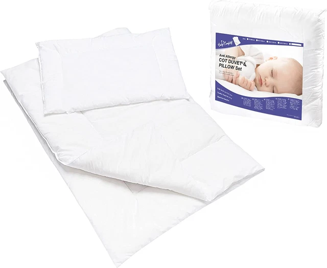 Juego de edredón y almohada Baby Comfort 120x90 cm para cuna