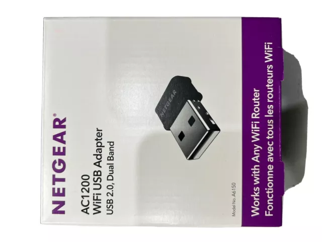 Netgear A6150 AC1200 Dual Band wifi Nano Adapter