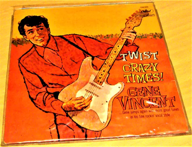 Disque vinyle LP 33t / 30cm - Gene Vincent – Twist Crazy Time      D262