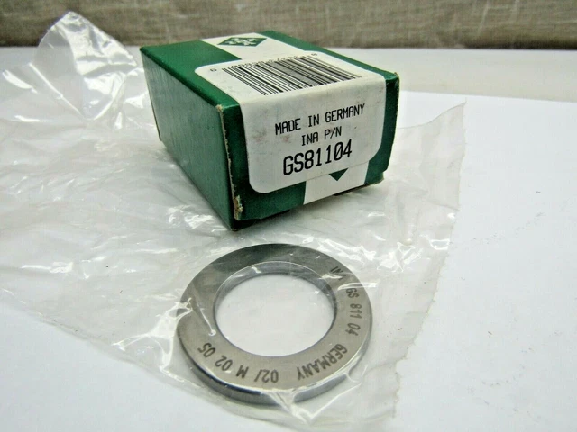 INA Germany GS81104 21mm X 35mm X 2.75mm Roller Bearing Thrust Washer