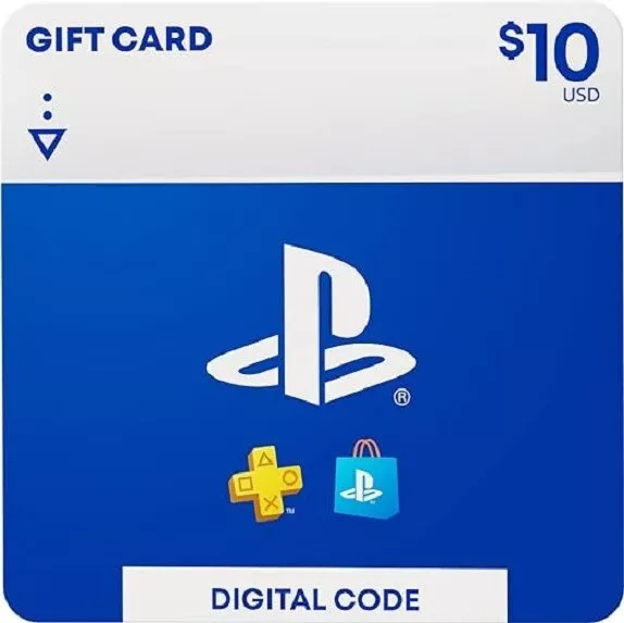 playstation network card 10$ dollar usa PSN ps5 store card