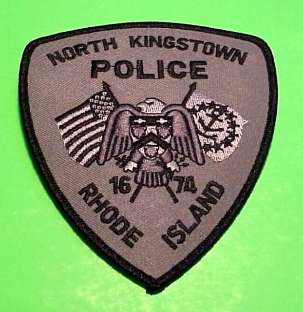 North Kingstown  Rhode Island  1674  Ri  Subdued 5" Police Patch  Free Shipping!