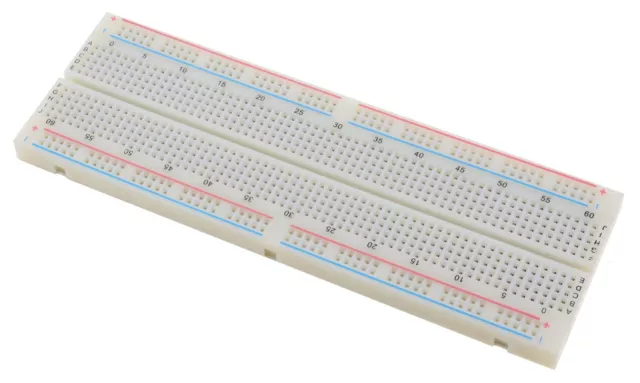 830 Tie Point Solderless Prototype PCB Breadboard MB102 Raspberry Pi Arduino