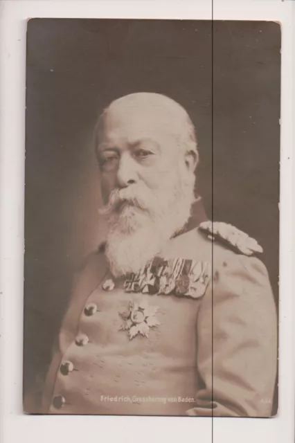 Vintage Postkarte Frederick I, Großherzog von Baden