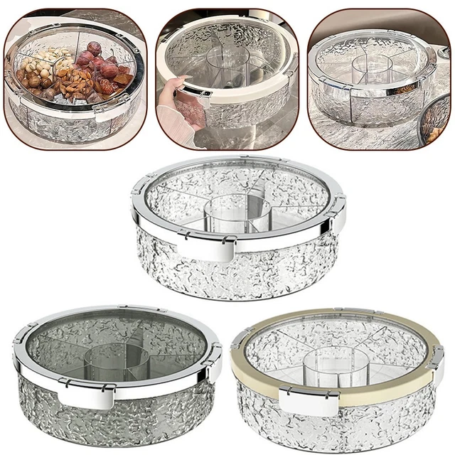 Assiette De Fruits Secs, Assiettes De Collation, Conteneur De Stockage