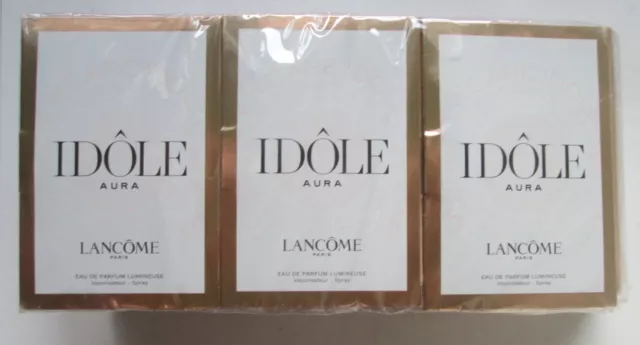 LANCÔME IDÔLE AURA  EDP LUMINEUSE - LOT SCELLE 12 x 1.2ML ECHANTILLONS