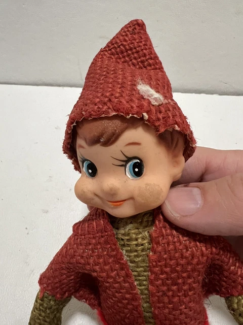 RARE VINTAGE CHRISTMAS elf elves ornament Knee Hugger £23.98 - PicClick UK