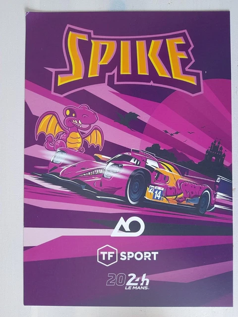 STICKER AUTOCOLLANT 24 Heures du Mans 2025 IRON LYNX MERCEDES 24h Le