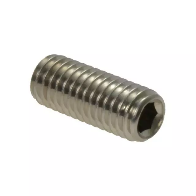 M3 (3mm) x 0.50 pitch Coarse SOCKET SET SCREW Allen Grub Stainless A2-70 G304