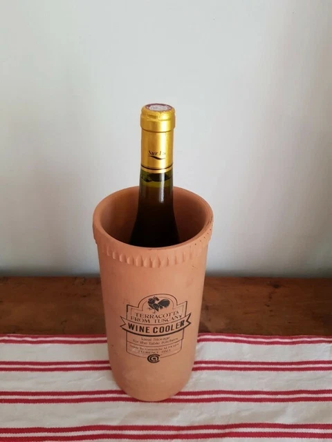 refroidisseur à vin artisanal en terre cuite "terracotta" Italie