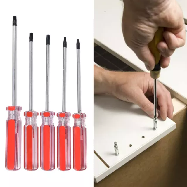 5 pièces kit de réparation de tournevis Torx avec porte-bit magnétique et tig