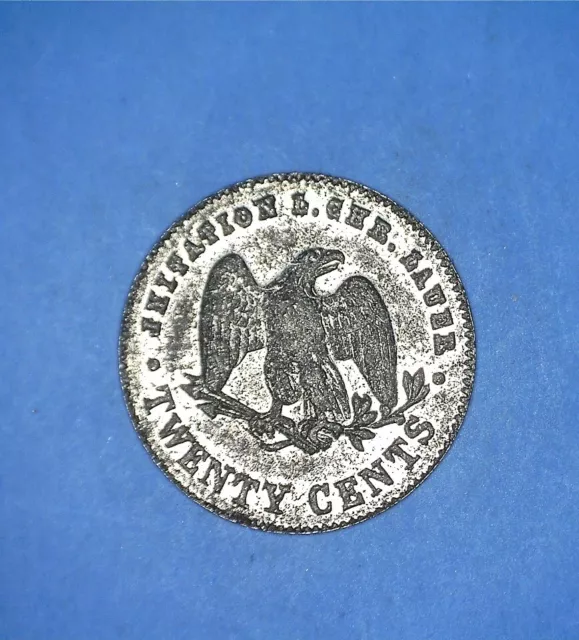 Tiny 1873 Min-7 Twenty Cent Lauer International Series Toy Money - *46517086 🌈