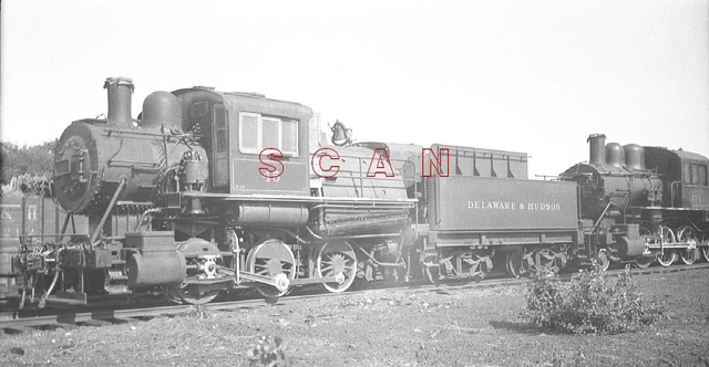 2F088 Neg/Rp 1936 Delaware & Hudson Railroad 060 Camelback Loco #45 Colonie Ny