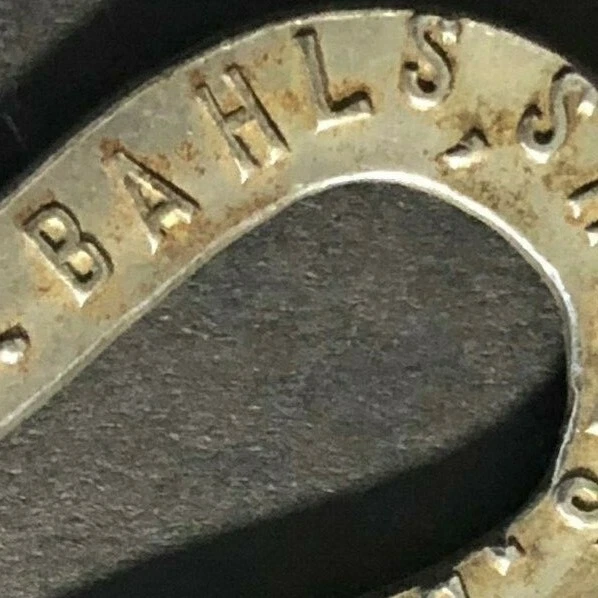 Vintage c1910-20's Advertising Button Hook Henry J. Bahls Shoes Danville, ILL