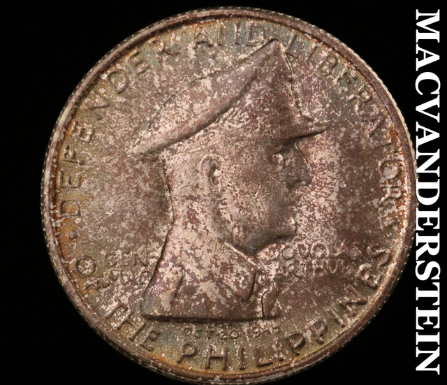 Philippines: 1947 One Peso-Choice Gem Brilliant Uncirculated #Q8128