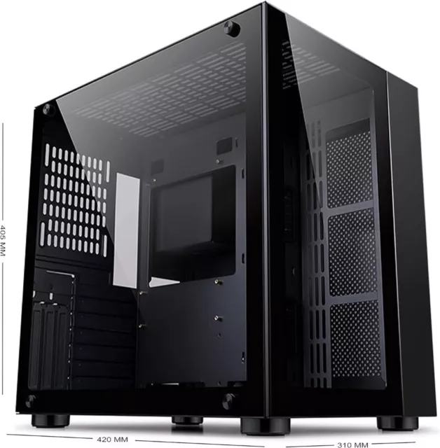 PC Case ATX Mid Tower Tempered Glass Gaming Computer Case (without ARGB Fan)