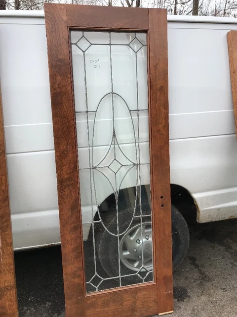 OXF 21 Leaded Beveled Entrance French Door 28 7/8 X 81.5