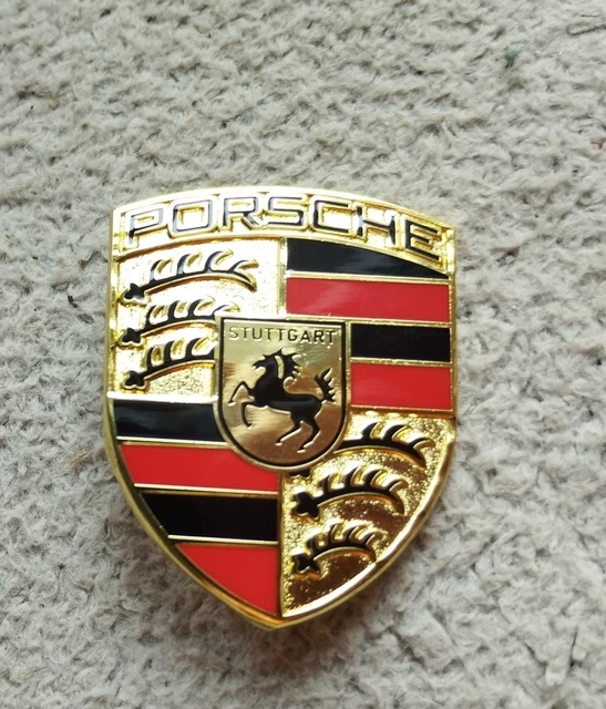 PORSCHE 944 Metal Emblem Key Cap 944.538.443.00 NEW GENUINE