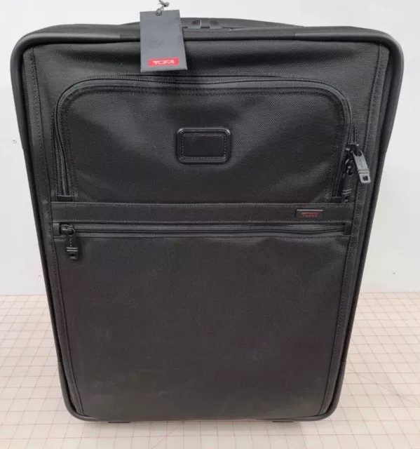 Tumi Continental Expandable Alpha 2 22" Carry On 2 Wheeled Luggage - Black...