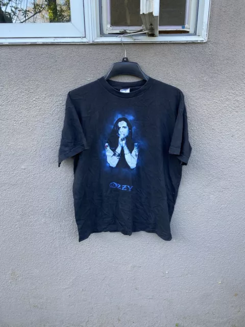 Vintage 1995 Ozzy Osbourne T Shirt Size L Large Black