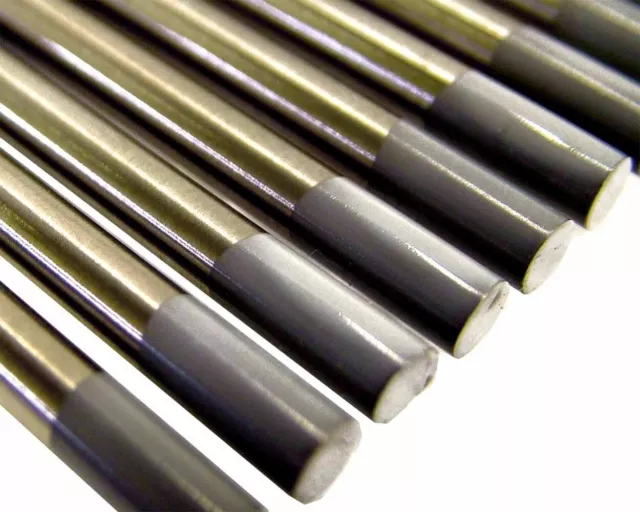 Grey 2% Ceriated Tig Welding Tungsten Electrode 1.6 - 3.2mm Stainless Aluminium