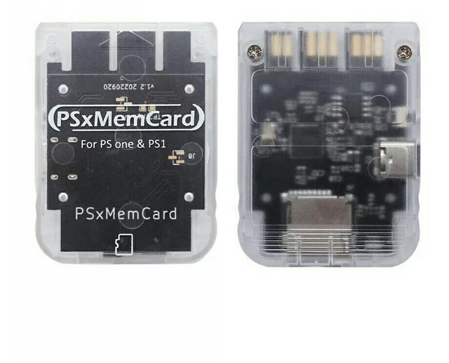 PSX MEMORY CARD With Sd Card Ps1/Psone 512Mb Bitfunx Adapter Micro Sd