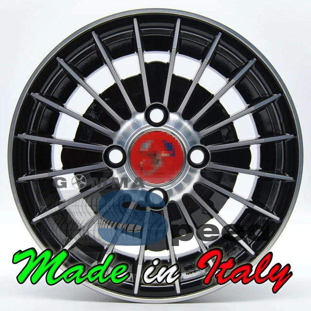 SET 4 CERCHI in lega per Fiat 500 126 d'epoca OLD Abarth 12 4x98 612 BP EUR 420,00 PicClick IT