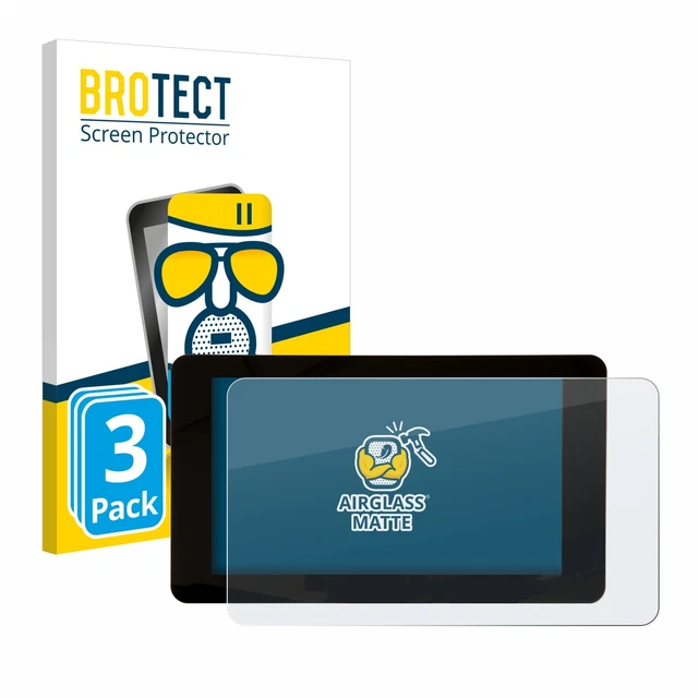 Brotect Pellicola Schermo Per Raspberry Pi 7'' (2 Pezzi) - Antigraffio E Anti-impronta