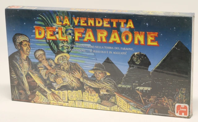 Jumbo 1989 La Vendetta del Faraone Gioco da Tavolo Sigillato