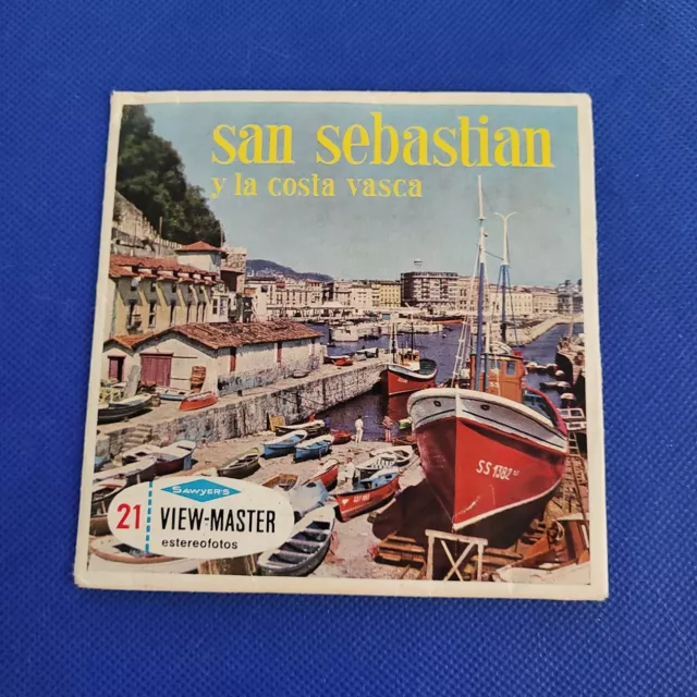 C248 S San Sebastian y la Costa Vasca Basque Coast Spain viewmaster Reels Packet