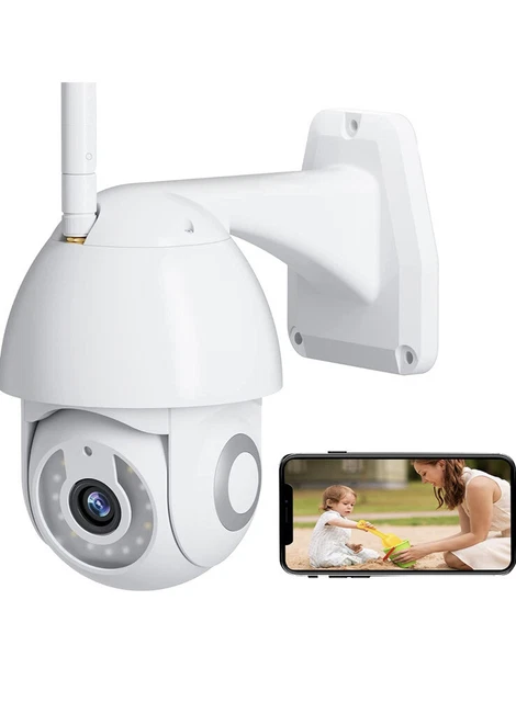 Telecamera Di Sicurezza 2K FamViva Per Esterno/Interno – Visione Notturna A Colori, Impermeabile IP65, Audio Bidirezionale, Sirena, Rilevamento Movimento, Supporto Cloud E Scheda SD - 3