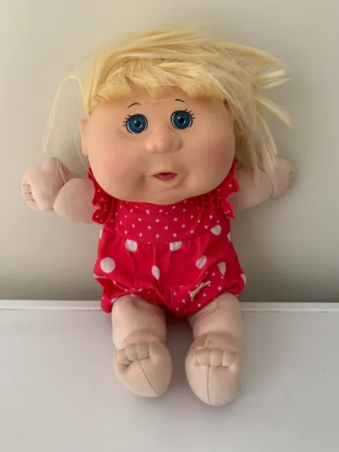 Cabbage Patch Kids Blonde Hair Blue Eyes OAA 2017 32 cm (12.5") CPK Doll Diaper