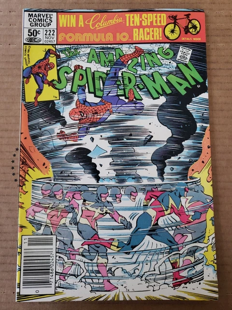 1981 Marvel Amazing Spider-Man #222 1St Appearance Speed Demon Beautiful Grade