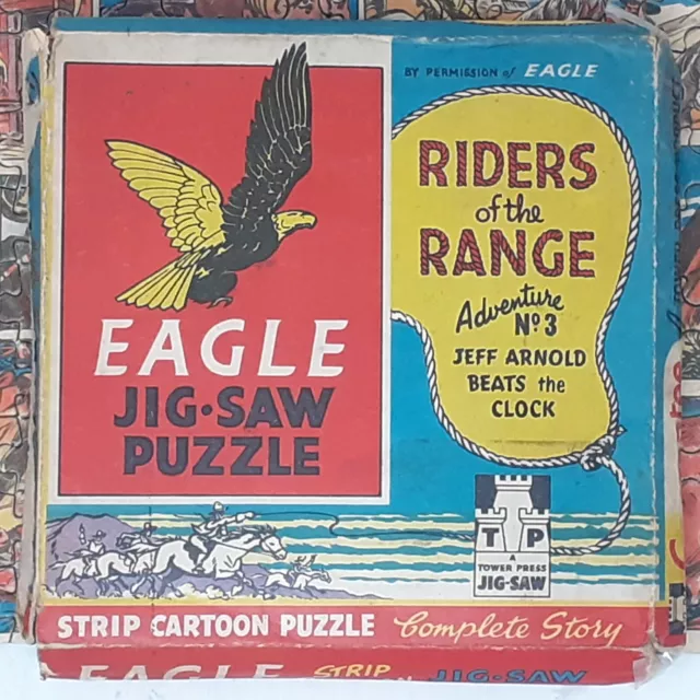 1950's Eagle Comic Riders of the Range Jeff Arnold jigsaw puzzle No.3