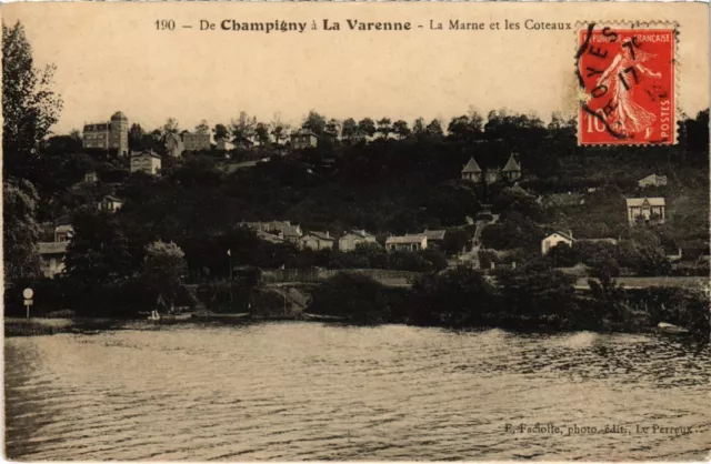 CPA Marne de Champigny a la Varenne - La Marne et les Coteaux (1351983)
