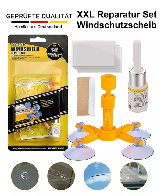 Glas Reparatur Set Windschutzscheibe Steinschlag Komplett Set Auto Flüssigkeit✅