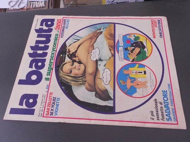 Rivista vintage serie La Battuta