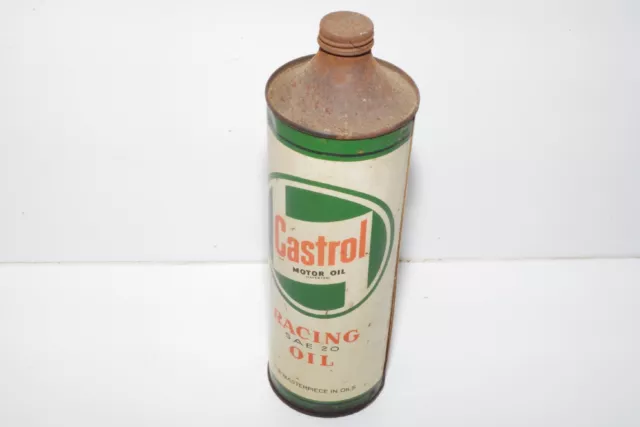 Vintage Retro Öldose ÖL Dose Oil Castrol für Deko - RACING OIL - selten!