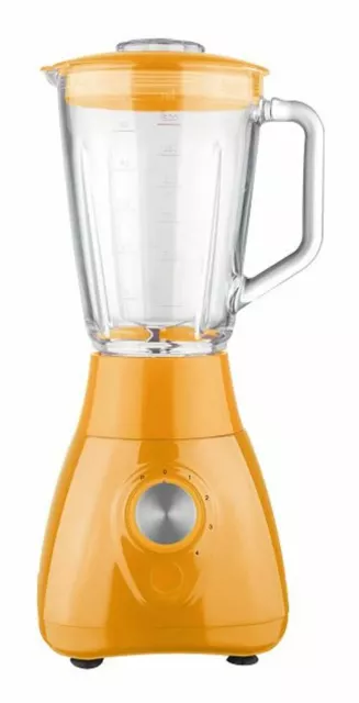 Frullatore Elettrico Dcg Um1350 Arancio Con Bicchiere In Vetro 400W 3 Velocita'